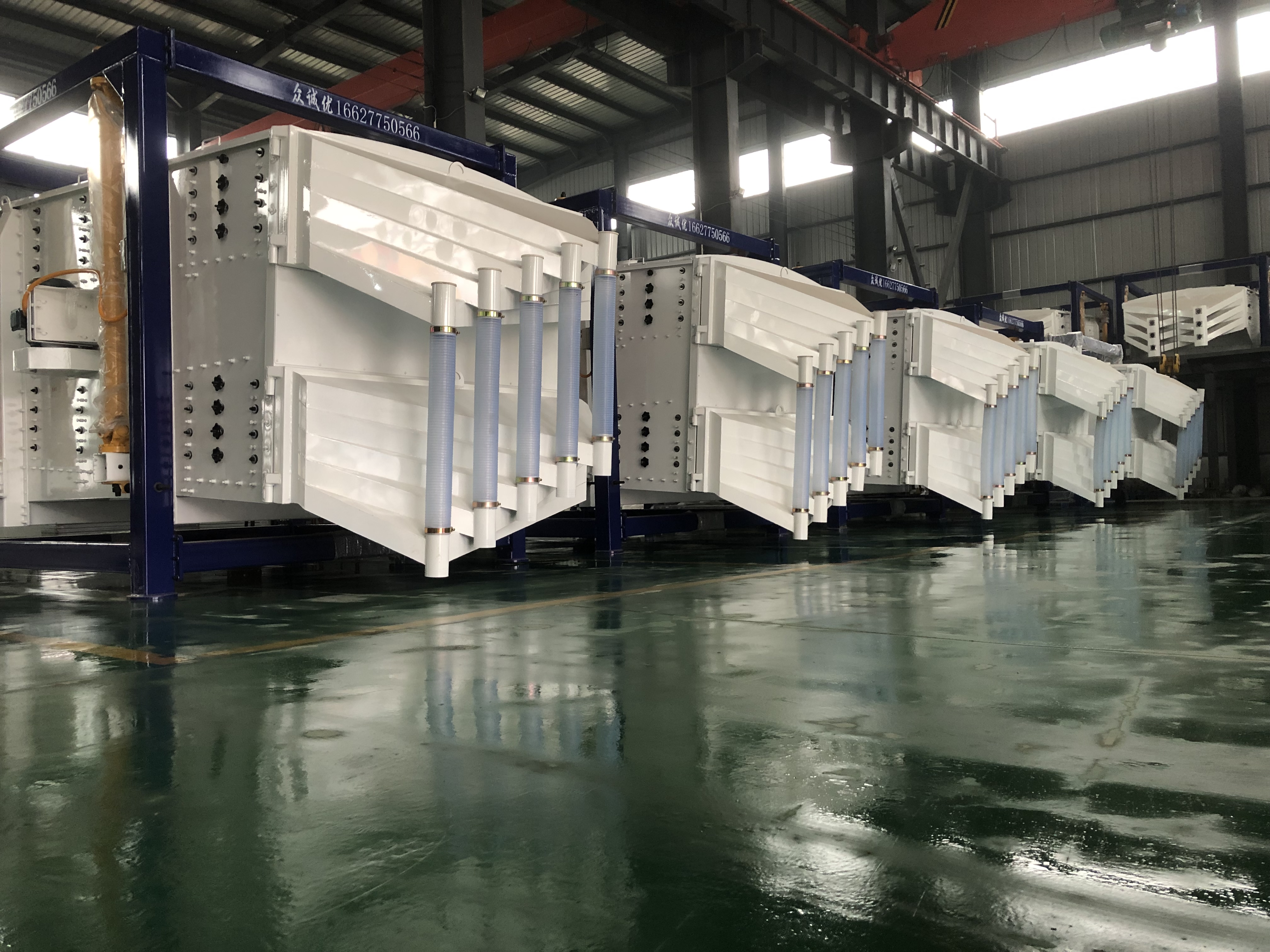 一条完整筛分生产线的组织概况